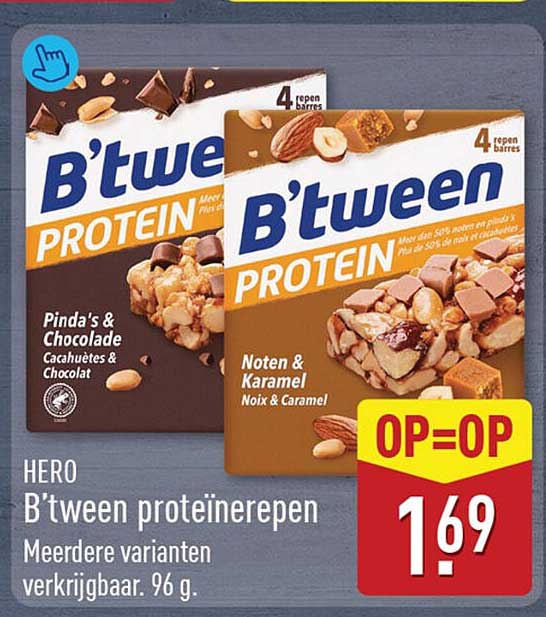 B'tween proteïnerepen Meerdere varianten verkrijgbaar. 96 g. OP=OP