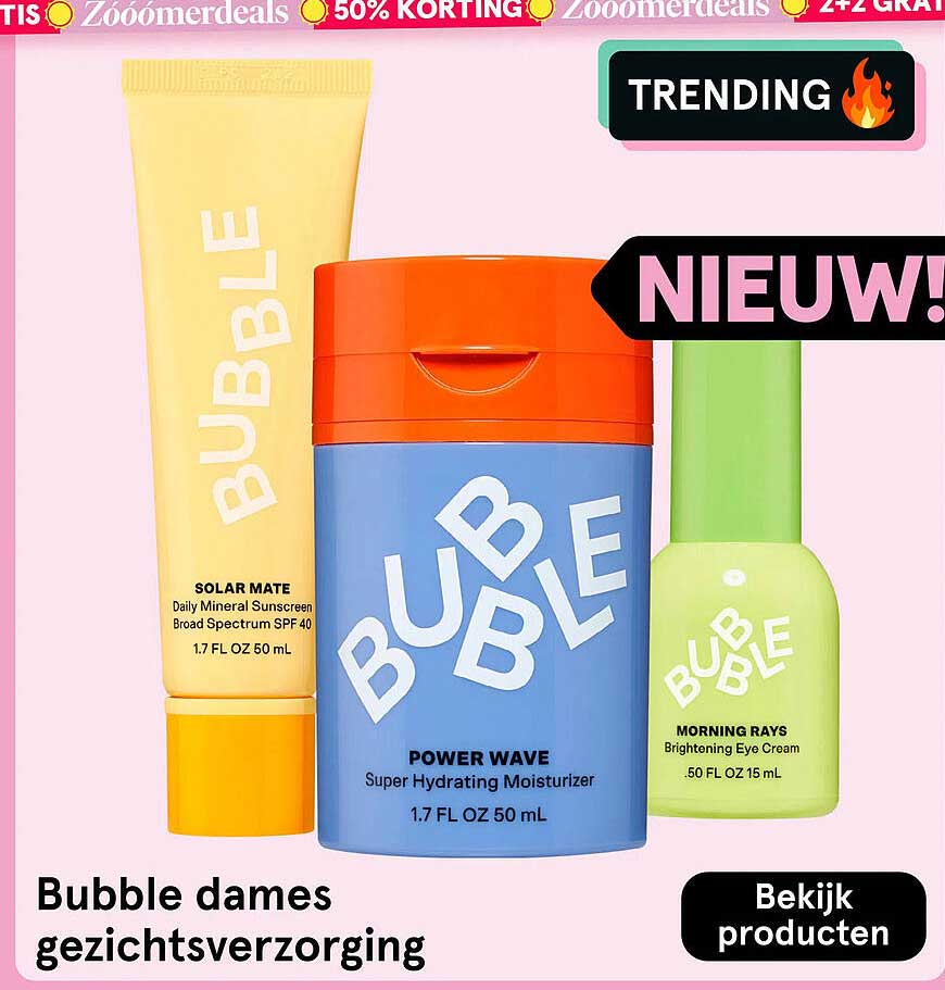 Bubble dames gezichtsverzorging