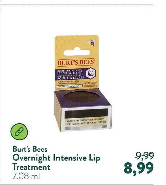 Burt's Bees Overnight Intensive Lip Treatment 7.08 ml