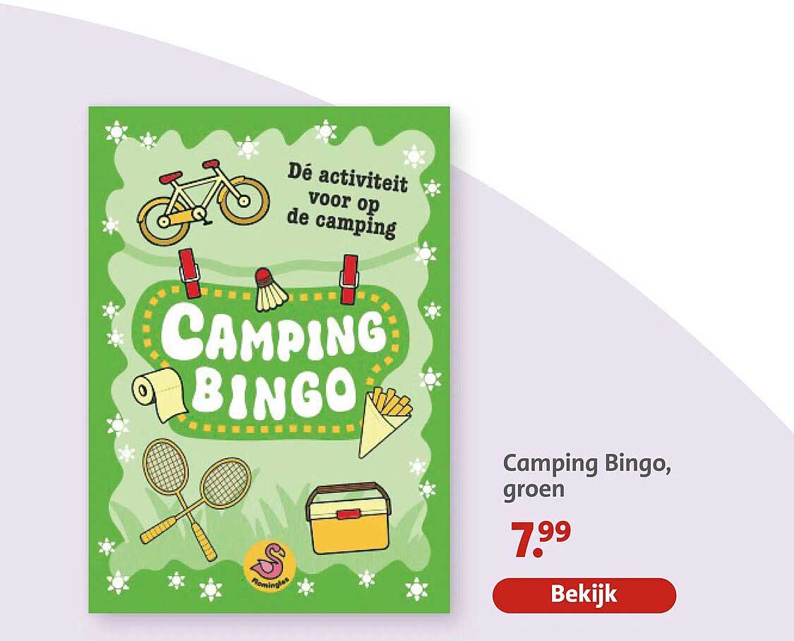 Camping Bingo, groen