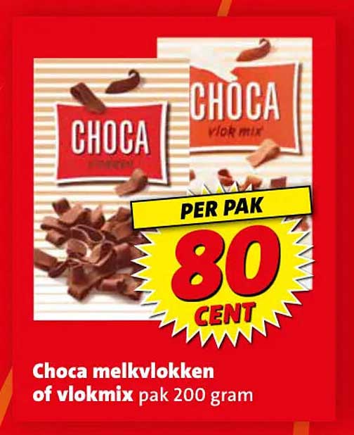 Choca melkvlokken of vlokmix pak 200 gram