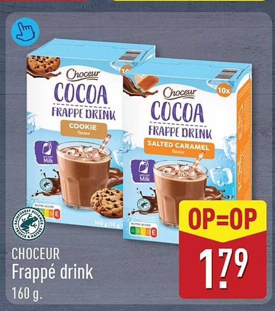 CHOCEUR Frappé drink 160 g. OP=OP