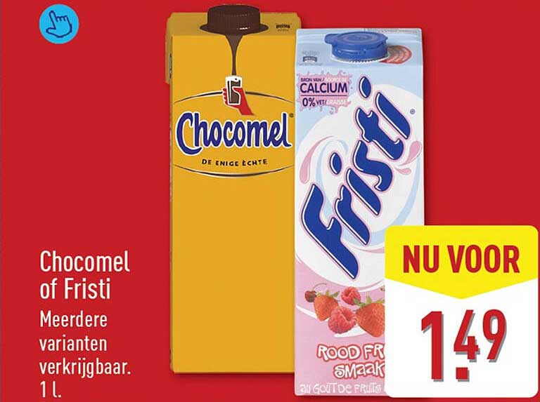 Chocomel of Fristi Meerdere varianten verkrijgbaar. 1 l.