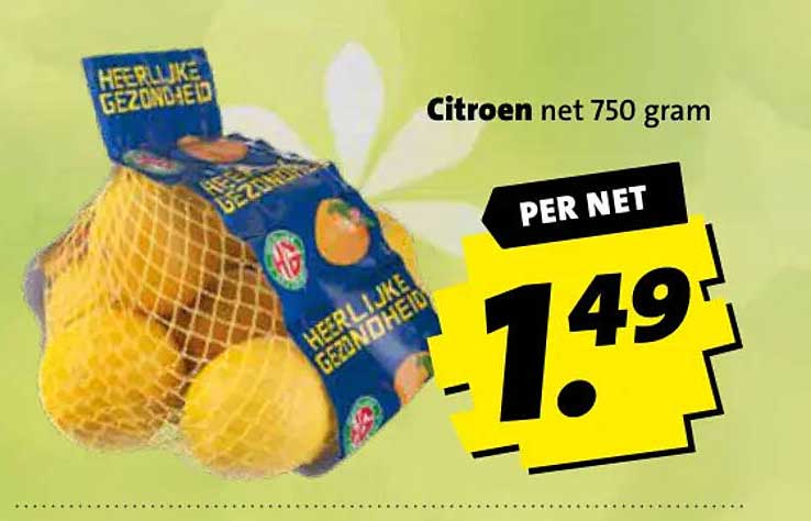 Citroen net 750 gram PER NET
