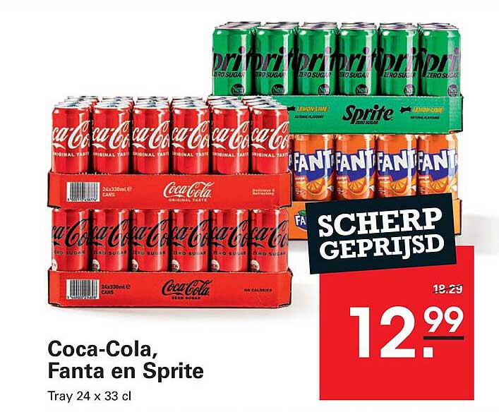 Coca-Cola, Fanta en Sprite