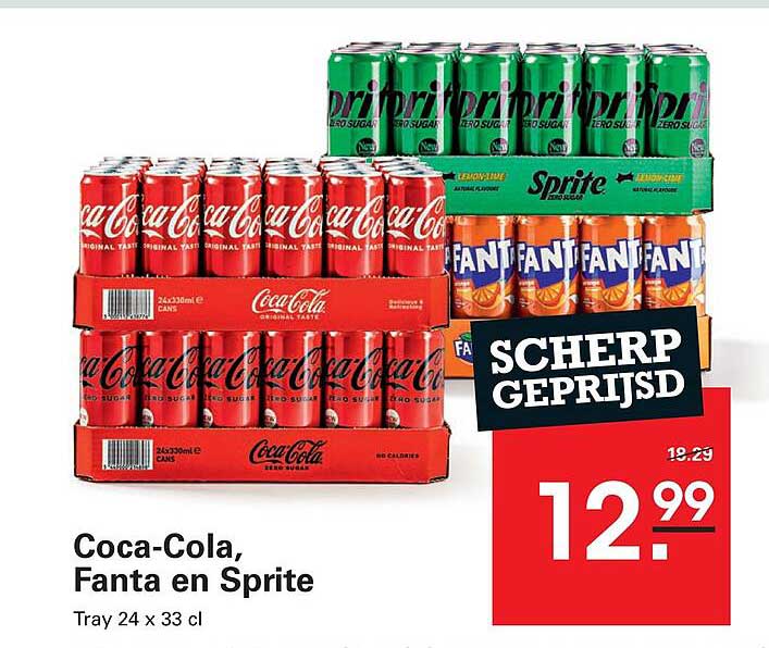 Coca-Cola, Fanta en Sprite