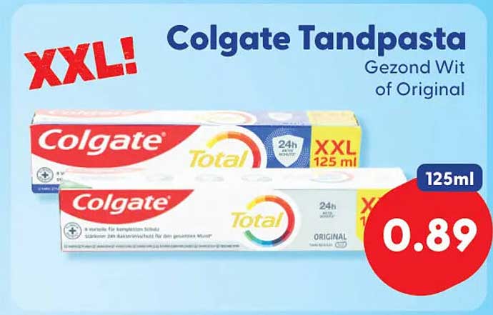 Colgate Tandpasta Gezond Wit of Original XXL!