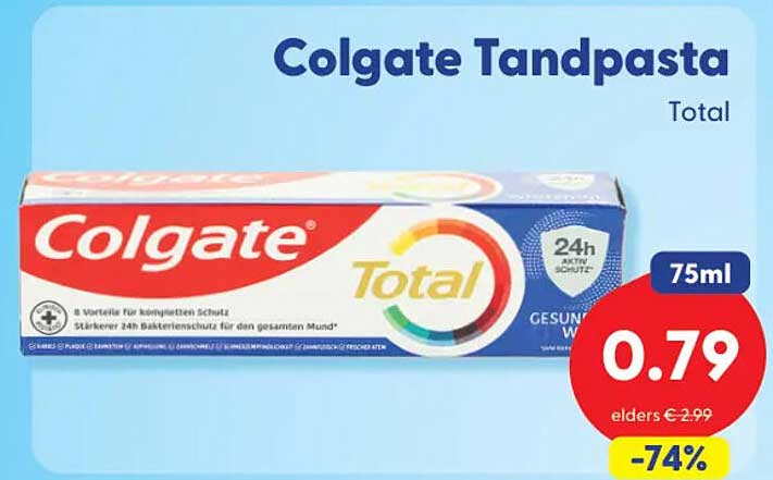 Colgate Tandpasta Total 75ml