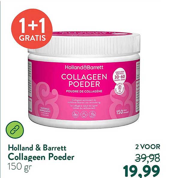 Collageen Poeder 1+1 gratis