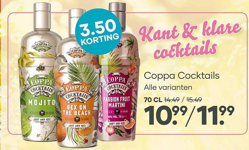 Coppa Cocktails Alle varianten 70 CL