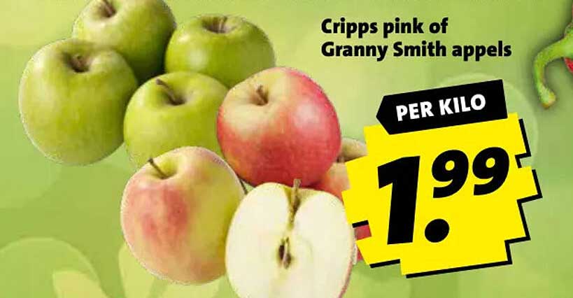 Cripps pink of Granny Smith appels