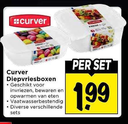 Curver Diepvriesboxen PER SET