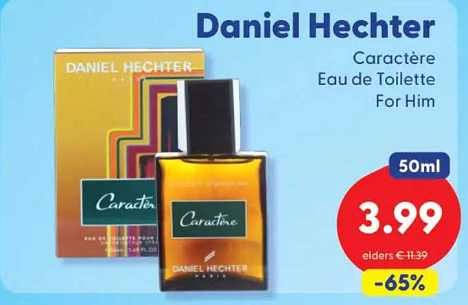 Daniel Hechter Caractère Eau de Toilette For Him 50ml -65%