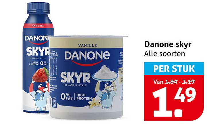 Danone skyr Alle soorten PER STUK