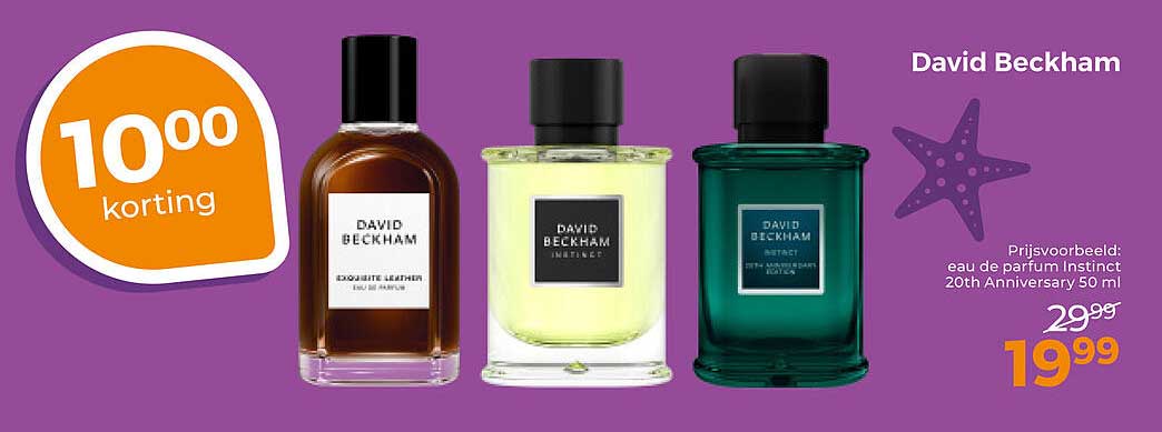 David Beckham Prijsvoordeel: eau de parfum Instinct 20th Anniversary 50 ml