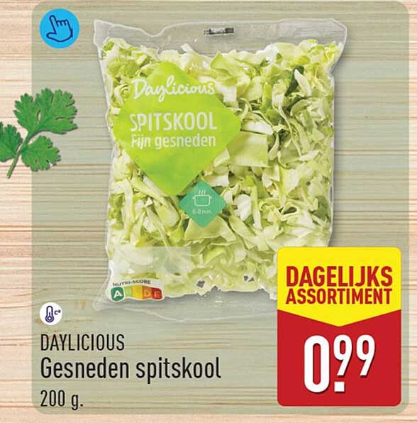 DAYLICIOUS Gesneden spitskool 200 g