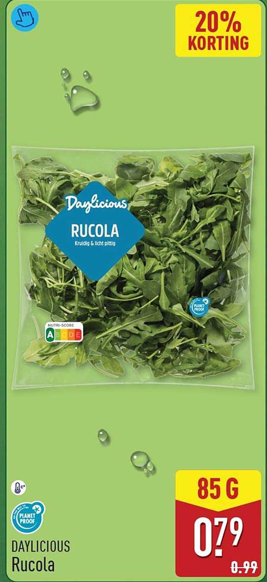 Daylicious Rucola 20% korting