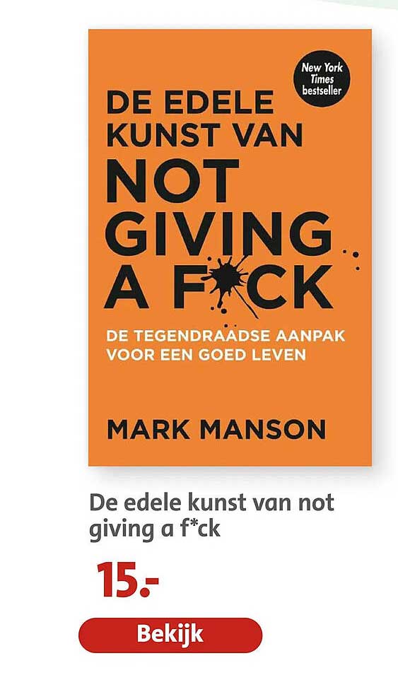 De edele kunst van not giving a f*ck