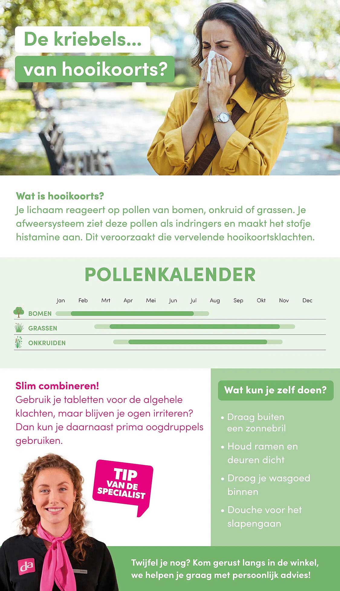 De kriebels... van hooikoorts?