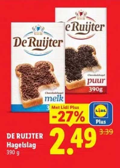 DE RUYTER Hagelslag 390 g