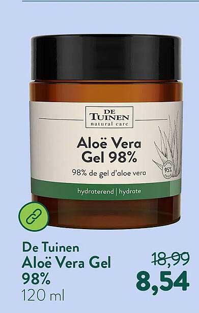 De Tuinen Aloë Vera Gel 98% 120 ml