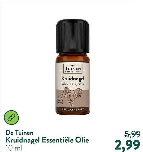 De Tuinen Kruidnagel Essentiële Olie