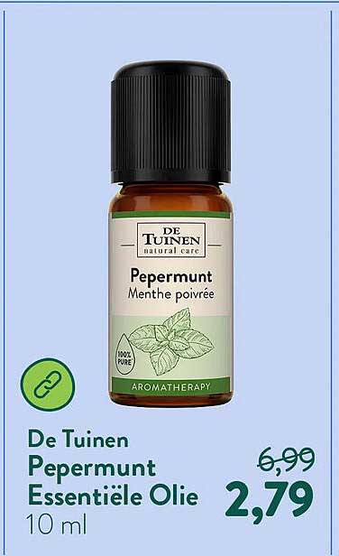 De Tuinen Pepermunt Essentiele Olie 10 ml