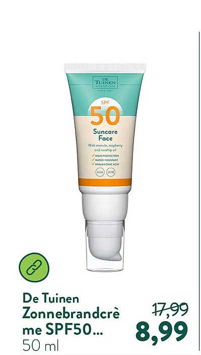 De Tuinen Zonnebrandcrème SPF50...