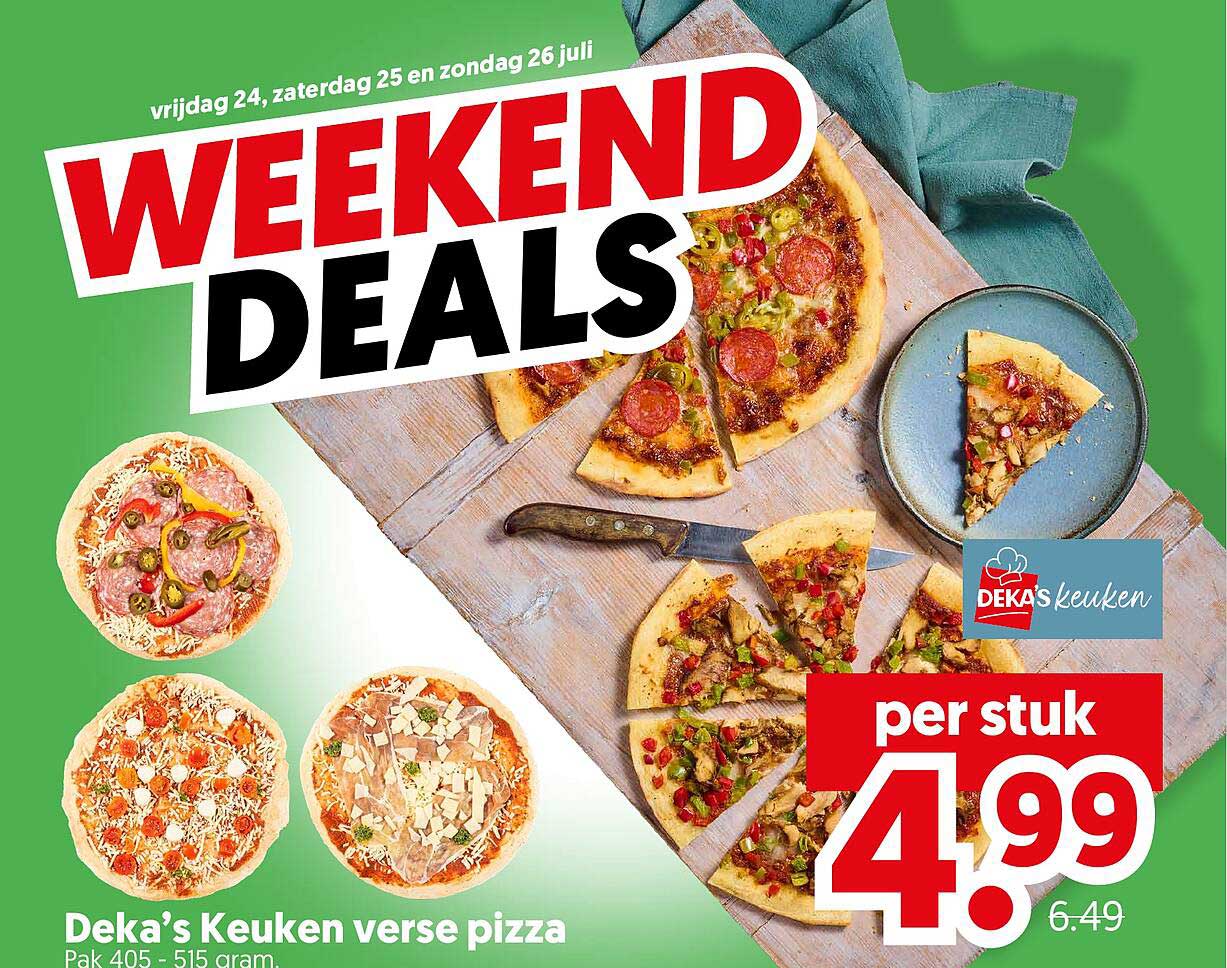 Deka’s Keuken verse pizza