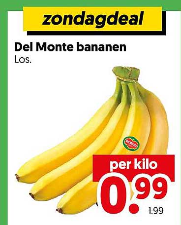 Del Monte bananen Los.