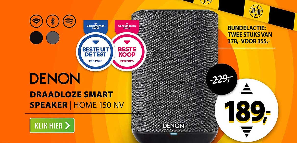 DENON DRAADLOZE SMART SPEAKER HOME 150 NV