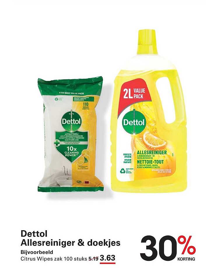 Dettol Allesreiniger & doekjes