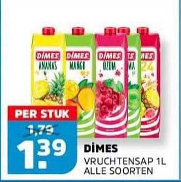 Dimes vruchtensap 1L alle soorten