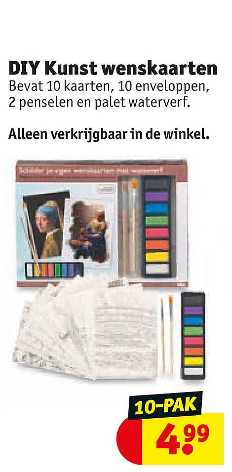 DIY Kunst wenskaarten