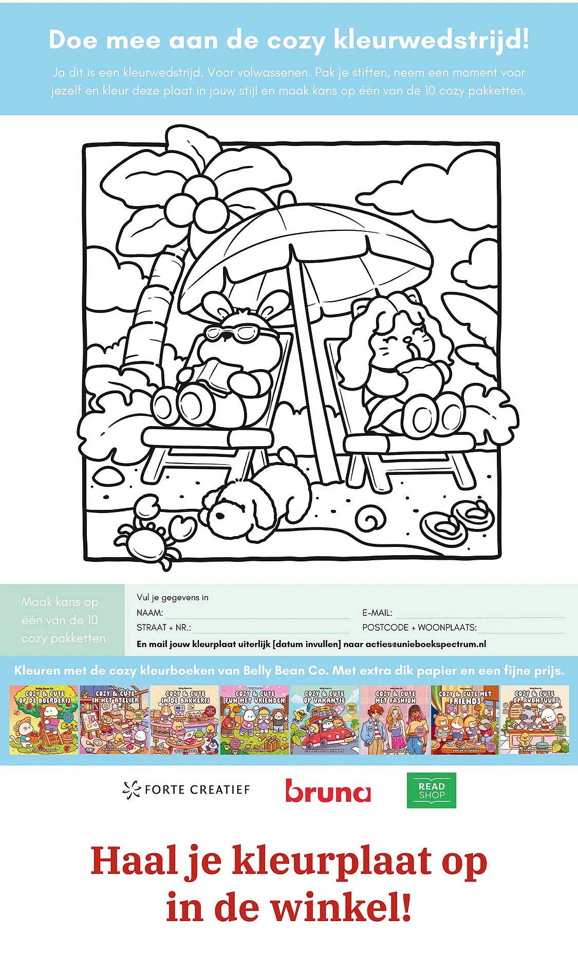 Doe mee aan de cozy kleurwedstrijd!
