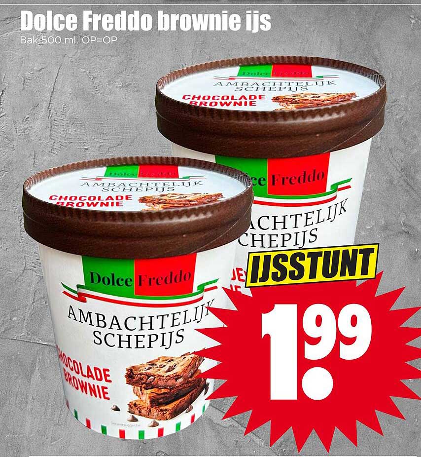 Dolce Freddo brownie ijs