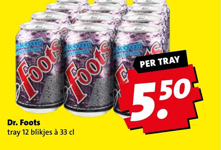 Dr. Foots tray 12 blikjes à 33 cl