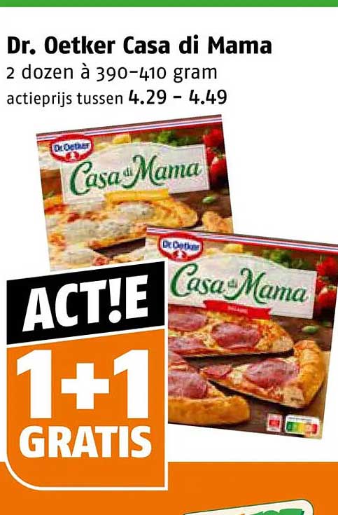 Dr. Oetker Casa di Mama 1+1 gratis