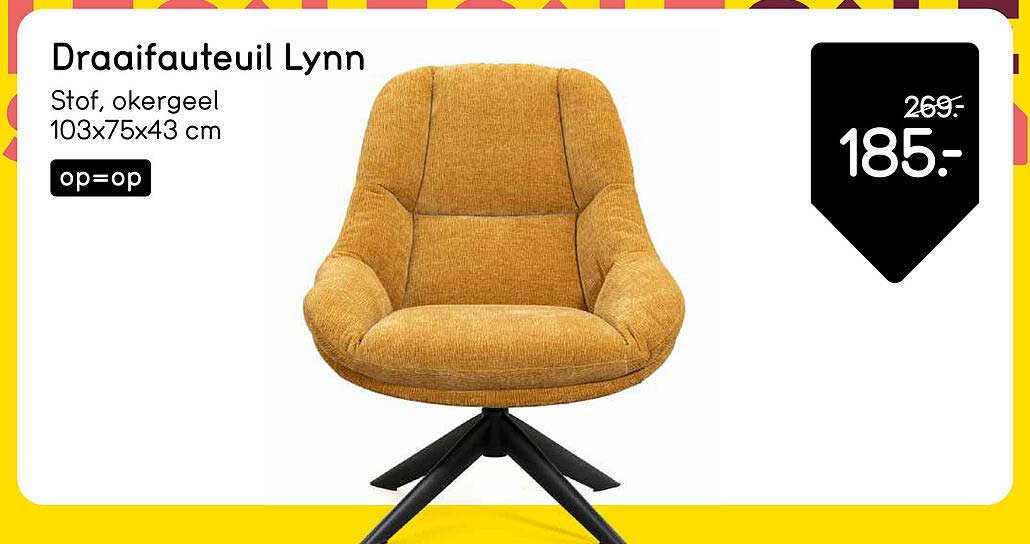 Draaifauteuil Lynn