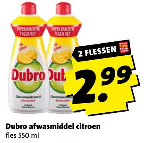 Dubro afwasmiddel citroen