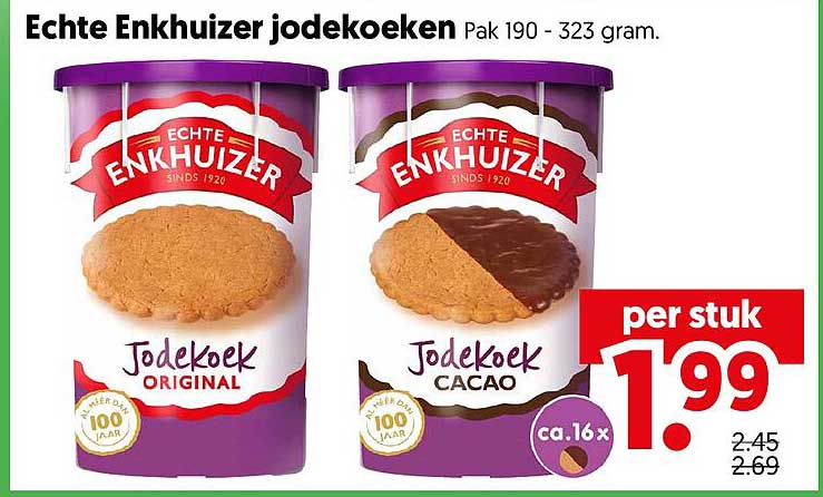 Echte Enkhuizer jodekoeken