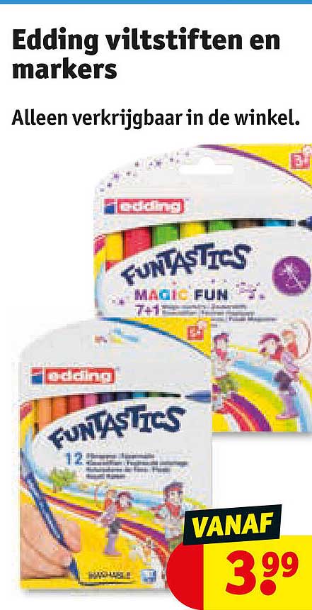 Edding viltstiften en markers