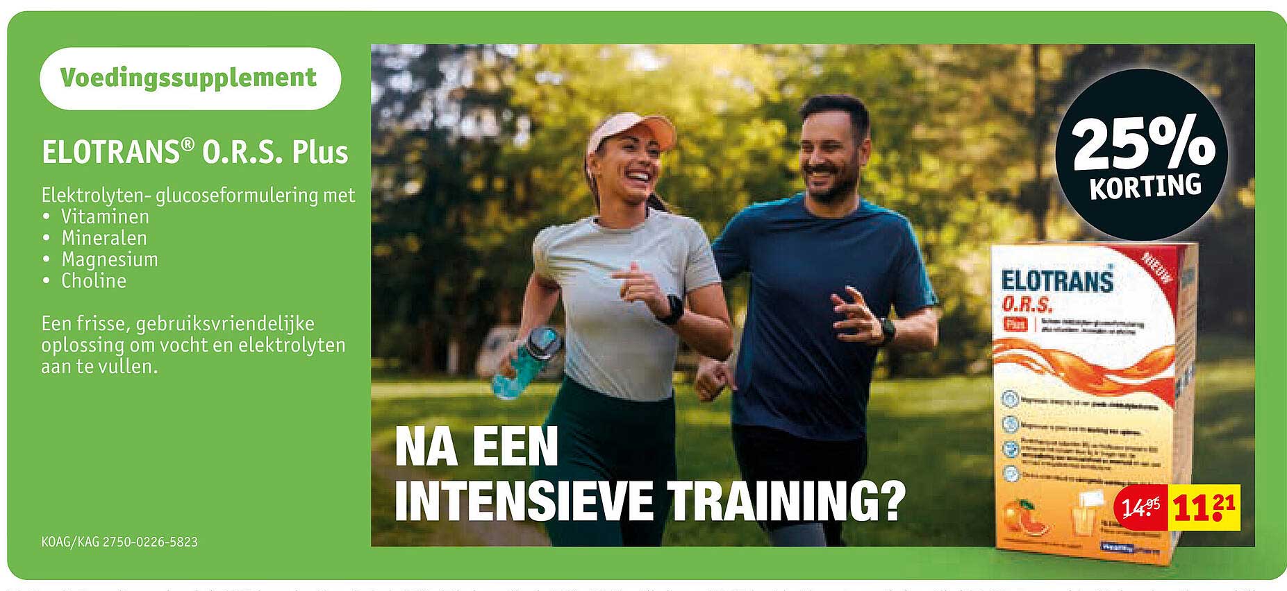 ELOTRANS® O.R.S. Plus 25% KORTING