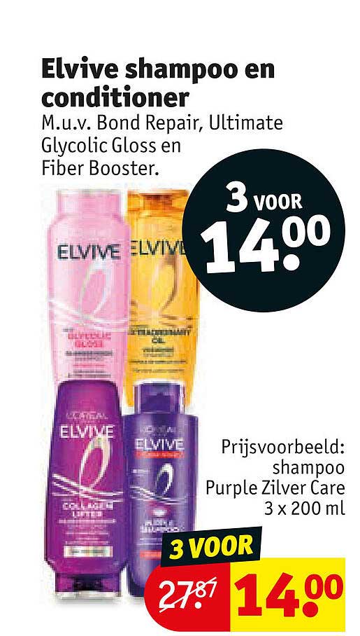 Elvive shampoo en conditioner