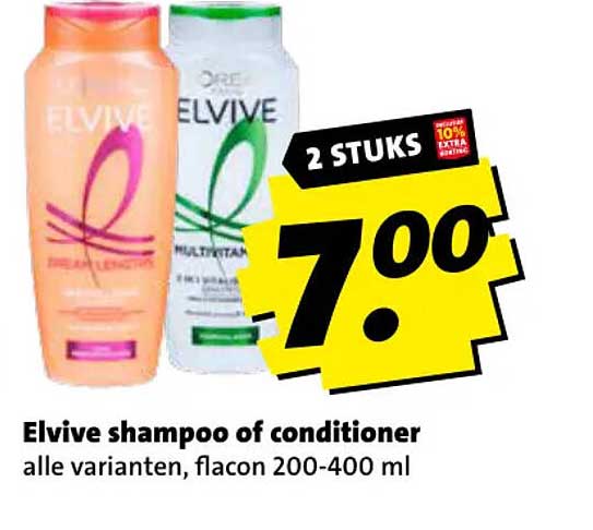 Elvive shampoo of conditioner