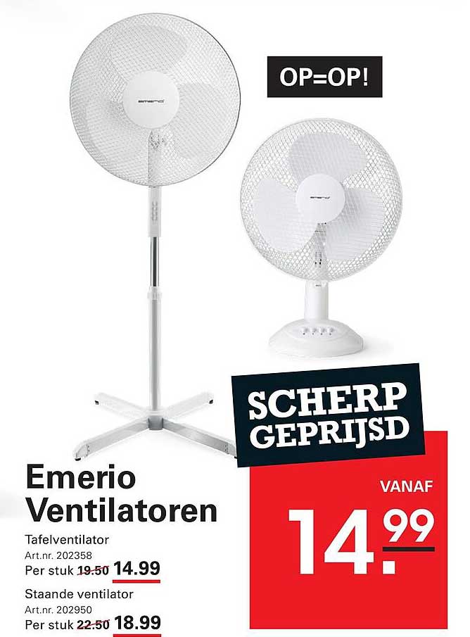 Emerio Ventilatoren