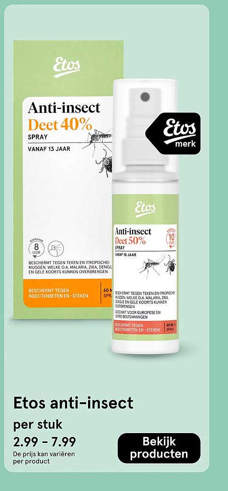 Etos anti-insect per stuk