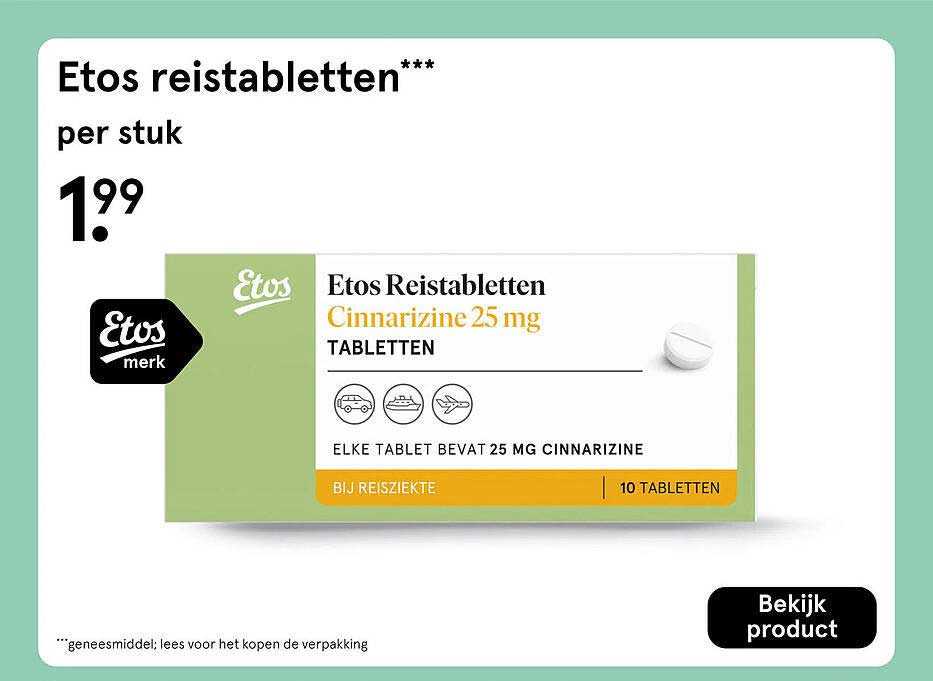 Etos reistabletten***