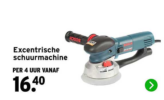 Excentrische schuurmachine