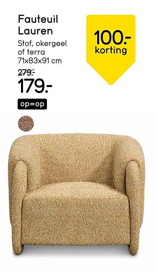 Fauteuil Lauren